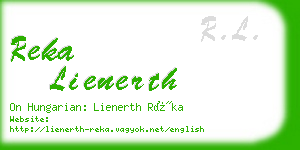 reka lienerth business card